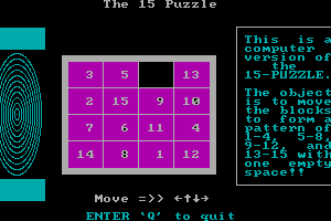 The 15 Puzzle 1