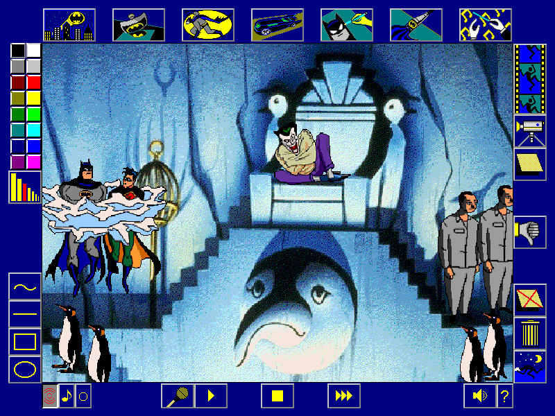 The Adventures of Batman & Robin Cartoon Maker abandonware