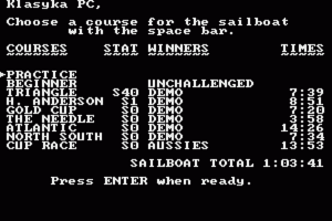 The American Challenge: A Sailing Simulation 6