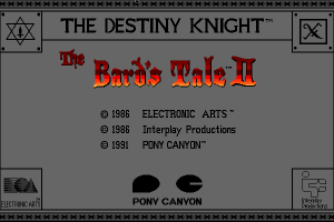 The Bard's Tale II: The Destiny Knight 0
