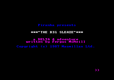 The Big Sleaze abandonware