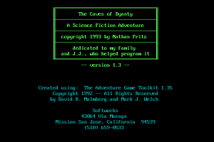 The Caves of Dyanty 0