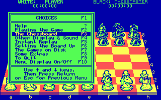 The Chessmaster 2000 (The Software Toolworks) (MS-DOS) [1986