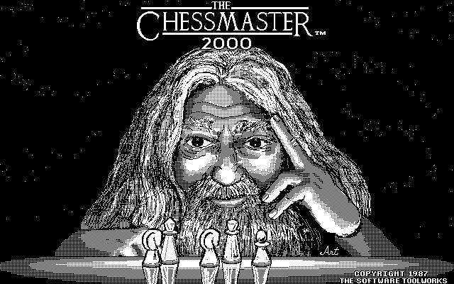 Vintage 1986 CHESSMASTER 2000 Software Country Toolworks Apple II video game