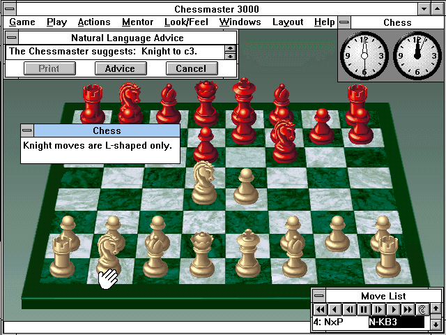 The Chessmaster 3000 (DOS) Game Download