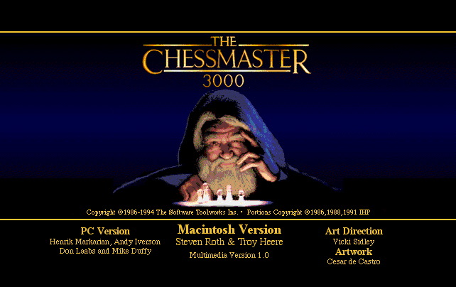 Chessmaster 3000 (Bậc thầy cờ vua) - Download Free Full Games