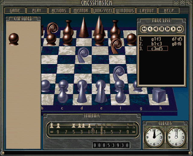 CHESSMASTER 4000 TURBO FOR WINDOWS from Mindscape