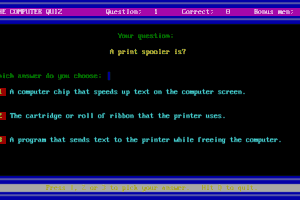 The Computer Quiz 1