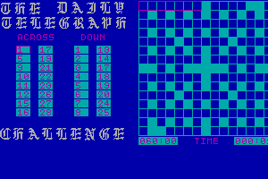 The Daily Telegraph Computer Crossword Challenge abandonware