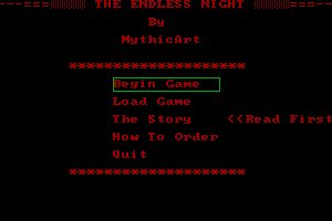 The Endless Night 1