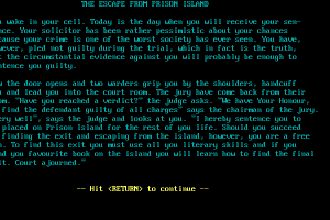 The Escape From Prison Island: A Literary Adventure 1
