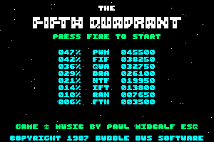 The Fifth Quadrant 0