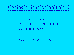 The Flight Simulator abandonware