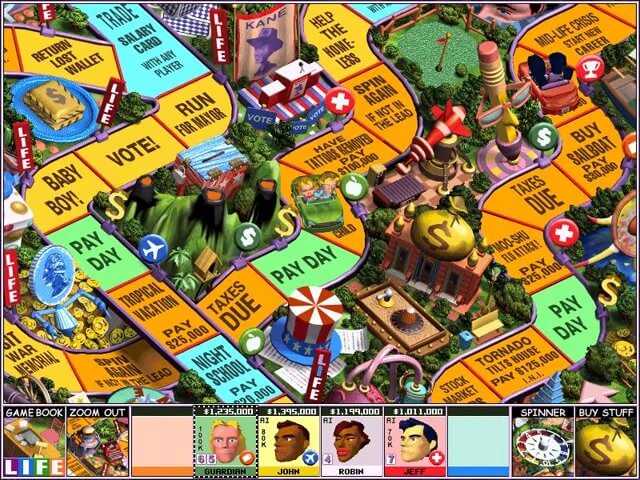 The Game of Life (USA) : Hasbro Interactive : Free Borrow & Streaming :  Internet Archive