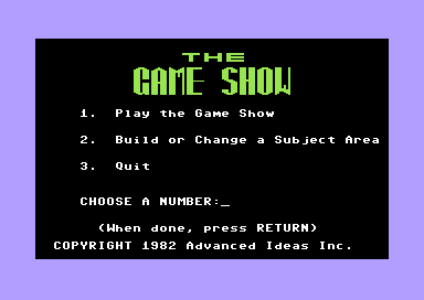 The Game Show abandonware