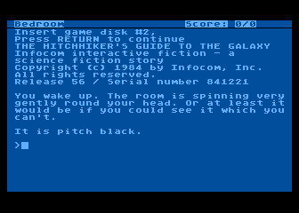 Playing the Hitchhikers Infocom game on an e-paper screen with voice input  is my dream interface : r/HHGTTG