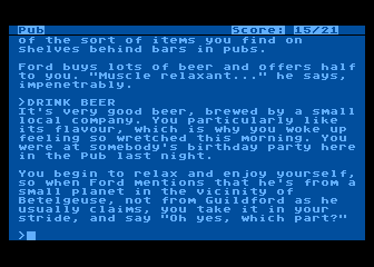 Hitchhiker's Guide to the Galaxy Video Game (30th Anniversary Edition) [#1]  / Text Adventure, 1984 