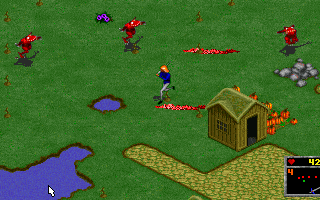 The Horde gameplay (PC Game, 1994) 