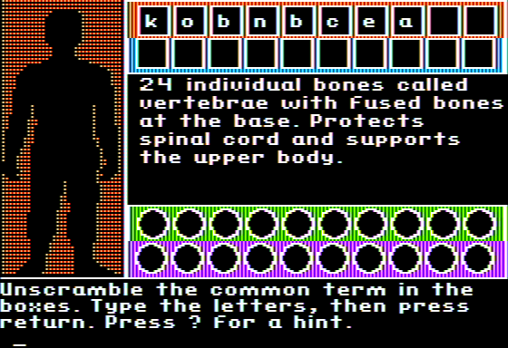 The Human Body and How it Works: The Skeletal and Muscular Systems abandonware