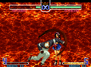 Screenshot of The King of Fighters 2002: Challenge to Ultimate Battle (Neo  Geo, 2002) - MobyGames