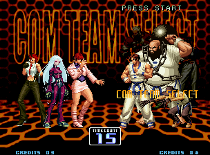 Screenshot of The King of Fighters 2002: Challenge to Ultimate Battle (Neo  Geo, 2002) - MobyGames