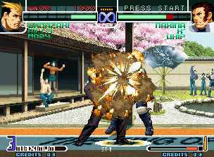 Screenshot of The King of Fighters 2002: Challenge to Ultimate