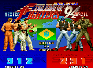 TAS】THE KING OF FIGHTERS '94 - BRAZIL TEAM - PT - BR 