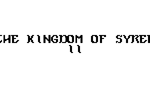 The Kingdom of Syree II: Black Magic 0