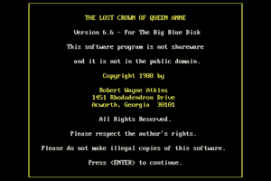 The Lost Crown of Queen Anne 0