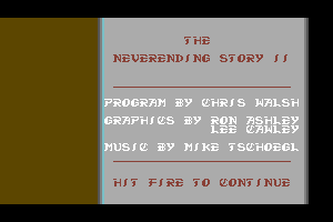 The Neverending Story II: The Arcade Game 0