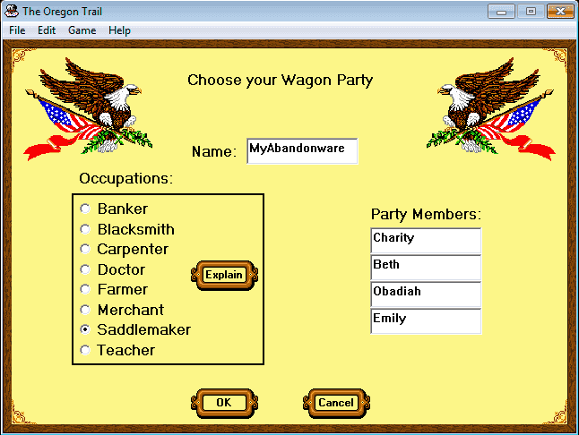 the oregon trail 1.2 the oregon trail 1.2