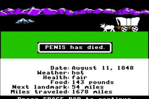 The Oregon Trail abandonware