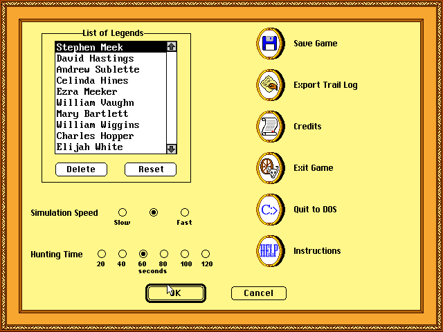 The Oregon Trail abandonware