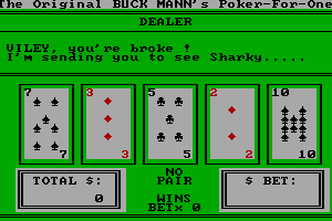 The Original Buck Mann's Poker for One 9