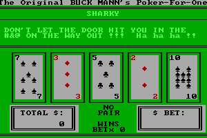 The Original Buck Mann's Poker for One 10