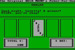 The Original Buck Mann's Poker for One 8