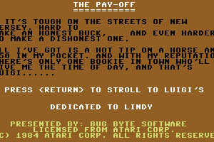The Pay Off abandonware