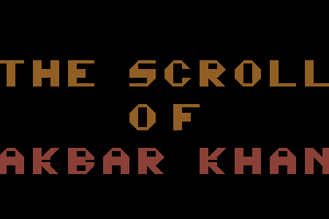 The Scroll of Akbar Khan 0