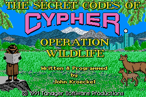 The Secret Codes of C.Y.P.H.E.R.: Operation Wildlife 0