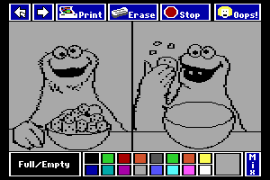 The Sesame Street Crayon: Opposites Attract abandonware