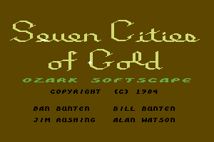 The Seven Cities of Gold 1