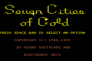 The Seven Cities of Gold 0
