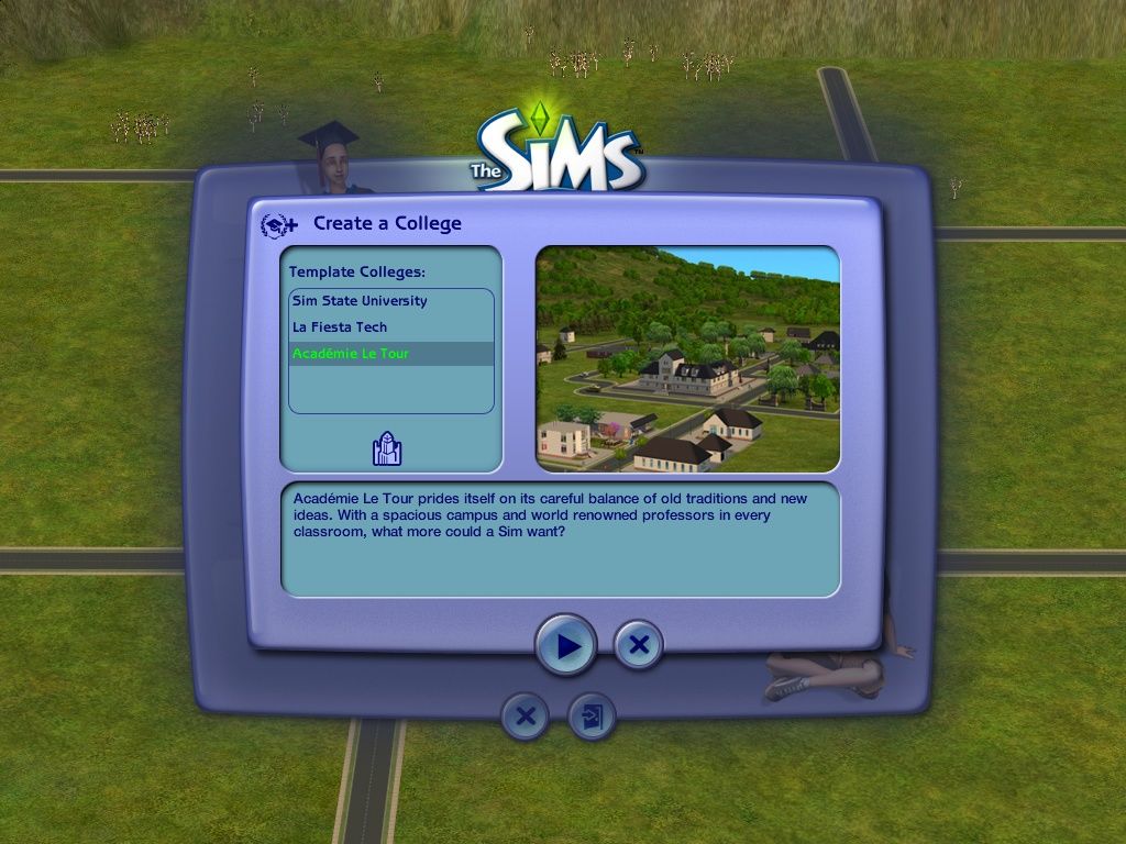 James' Sims 2 Thoughts: The Sims 2: University (2005)