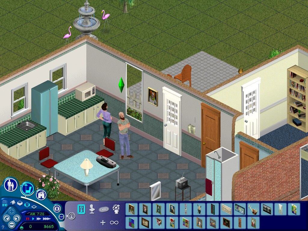 Сколько игр симс. The SIMS 1. The SIMS 2000 год. Симс 1 геймплей.