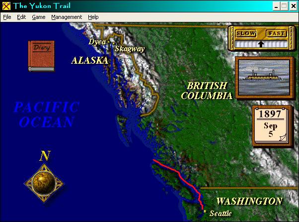 Play The Yukon Trail online