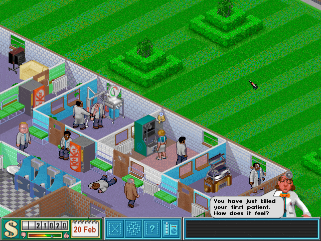 Theme Hospital #02 - Jogos Antigos - Um hospital muito louco! 