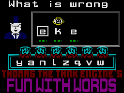 Thomas the Tank Engine's Fun With Words abandonware