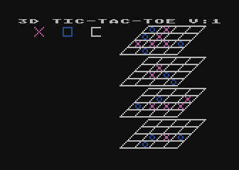 Three D Tic Tac Toe abandonware