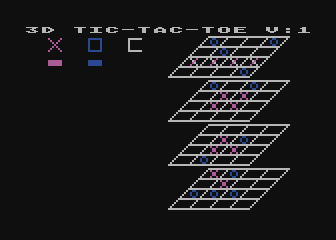 3-D Tic-Tac-Toe, Atari Jogos online