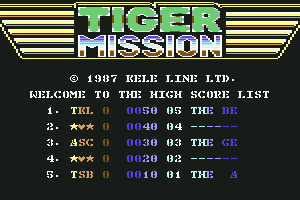 Tiger Mission 1